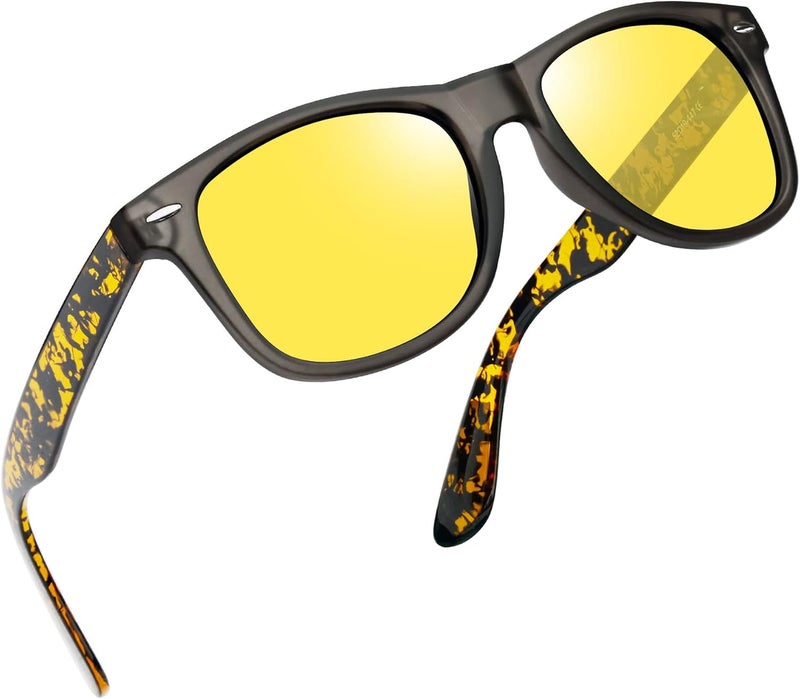 Joopin Square Sunglasses Polarized UV Protection Trendy Designer Sun Glasses Men Women - Image 1